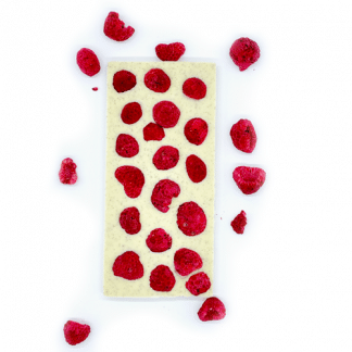 white chocolate - raspberry